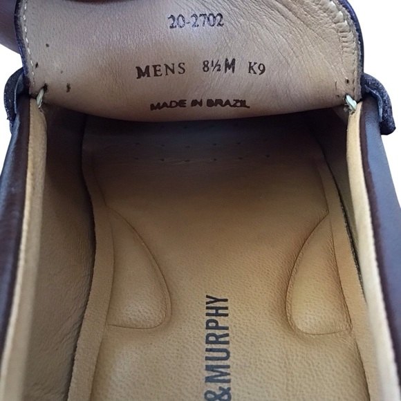 Johnston & Murphy Brown Sheepskin Slip On Loafers